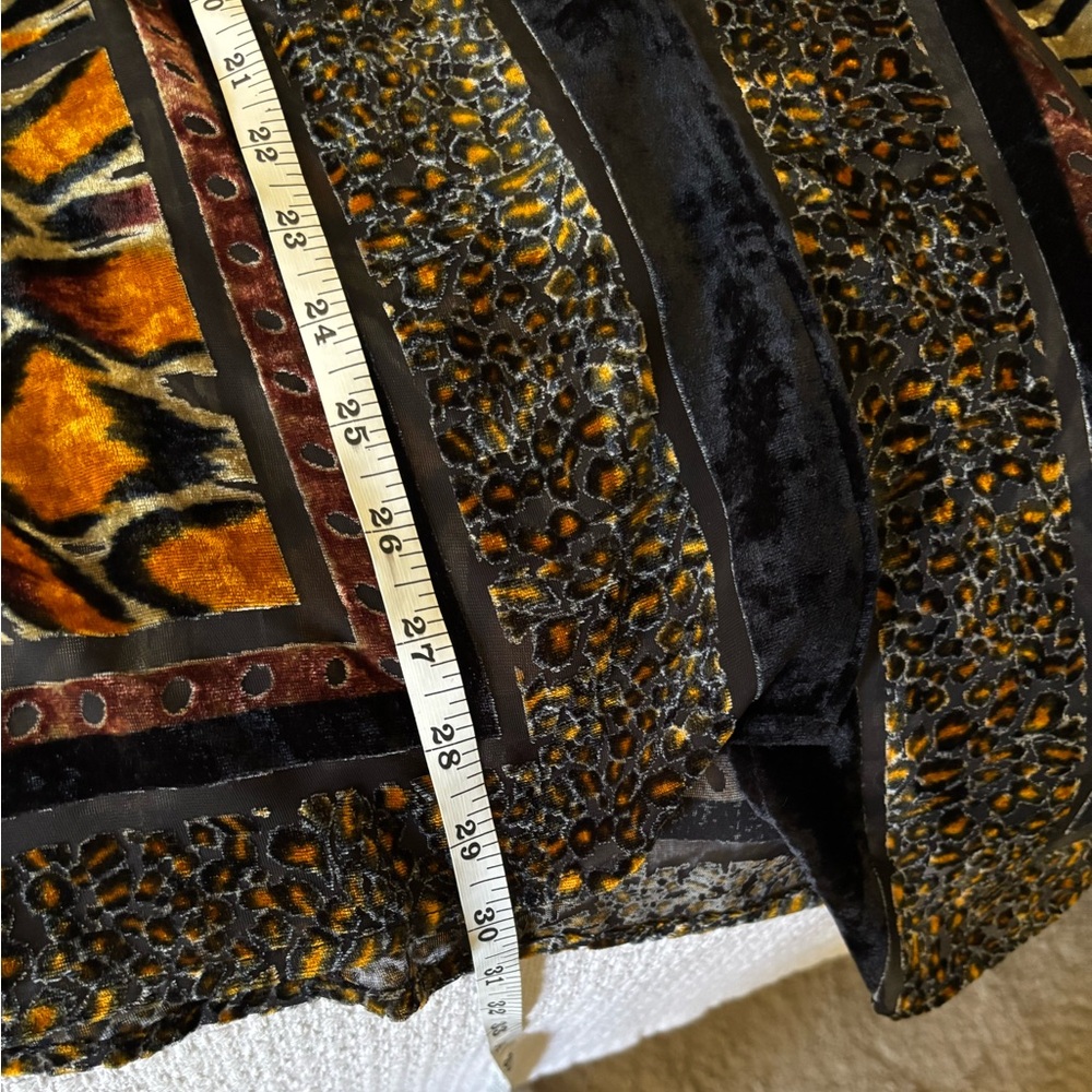 Carole Little mixed leopard burnout leopard kimono - Picture 6 of 8